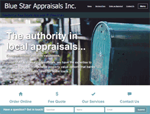 Tablet Screenshot of bluestarappraisals.com